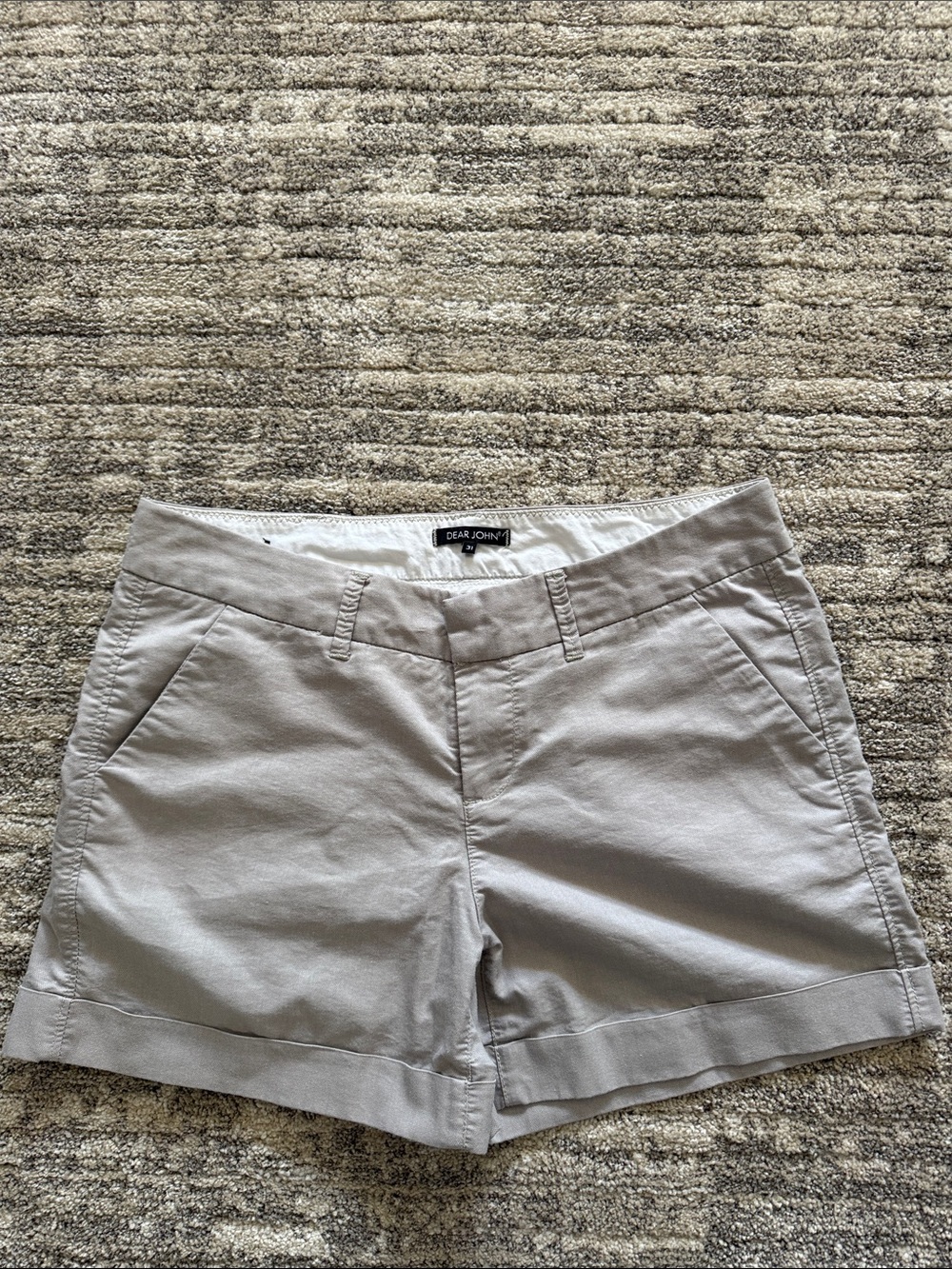 Dear John Gray Casual Chino Shorts